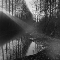 Image of outside Authville on the banks of the River Ancre